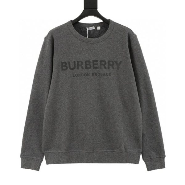 designer,replica,clothing,fake,1:1,lv,luxury,high quality Burberry’s new letter print crewneck sweatshirt (C31B)