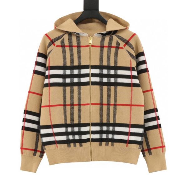designer,replica,clothing,fake,1:1,lv,luxury,high quality Burberry knitted cashmere jacquard cardigan (CC99)