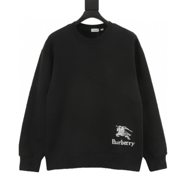 designer,replica,clothing,fake,1:1,lv,luxury,high quality Burberry crewneck sweatshirt with embroidered equestrian hem (B921)