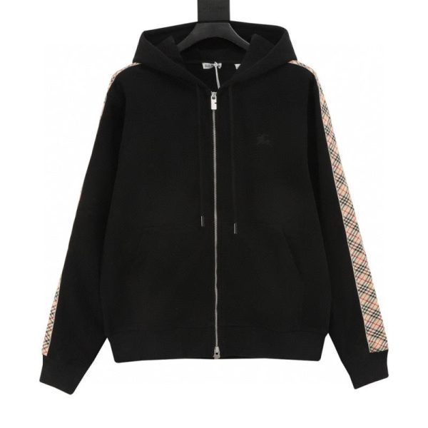 designer,replica,clothing,fake,1:1,lv,luxury,high quality Burberry side-quilted zip-up jacket (D23A)