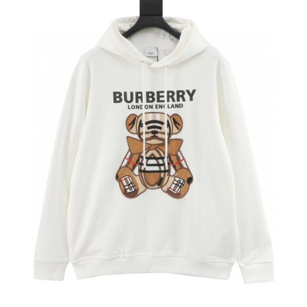 designer,replica,clothing,fake,1:1,lv,luxury,high quality Burberry Embroidered Teddy Bear Hooded Sweatshirt (E217)