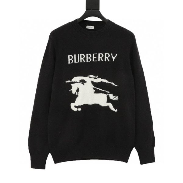 designer,replica,clothing,fake,1:1,lv,luxury,high quality Burberry War Horse Cashmere Jacquard Sweater (808A)