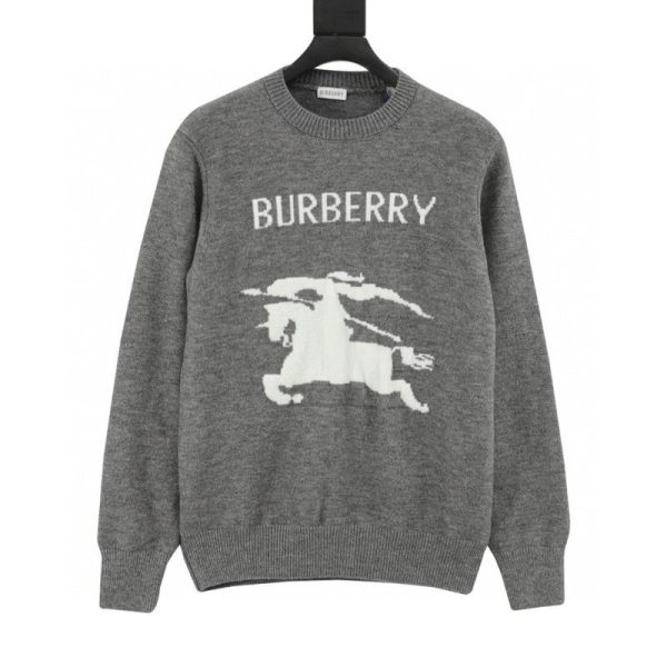 designer,replica,clothing,fake,1:1,lv,luxury,high quality Burberry War Horse Cashmere Jacquard Sweater (877F)