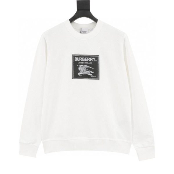 designer,replica,clothing,fake,1:1,lv,luxury,high quality Burberry Pony Appliqué Crew Neck Sweatshirt (324C)