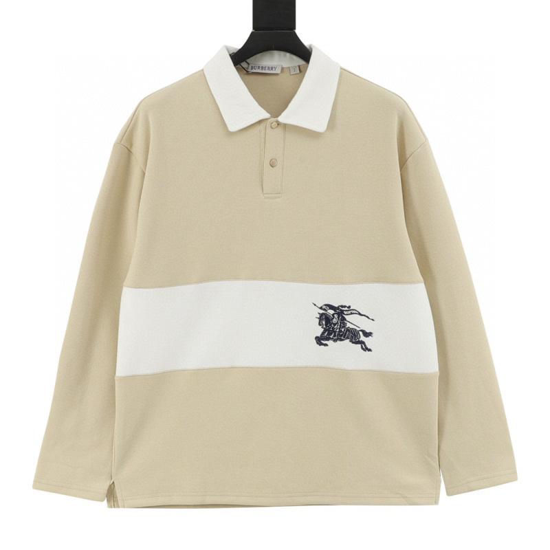 designer,replica,clothing,fake,1:1,lv,luxury,high quality Burberry Polo Shirt with Patchwork Equestrian Collar and Long Sleeve (82FB) designer,replica,clothing,fake,1:1,lv,luxury,high quality Burberry Polo Shirt with Patchwork Equestrian Collar and Long Sleeve (82FB)