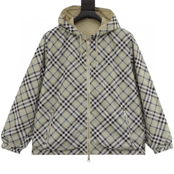 designer,replica,clothing,fake,1:1,lv,luxury,high quality Burberry’s new check reversible coat (8E73)