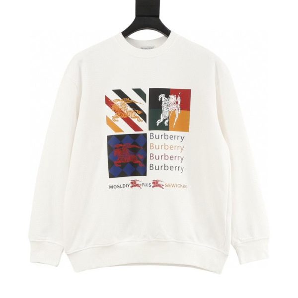 designer,replica,clothing,fake,1:1,lv,luxury,high quality Burberry square horse print short-sleeved T-shirt (C64A)