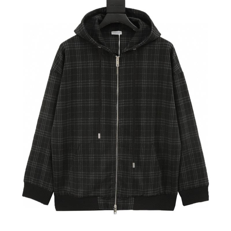 designer,replica,clothing,fake,1:1,lv,luxury,high quality Burberry check zip-up drawstring hooded jacket (C8C2) designer,replica,clothing,fake,1:1,lv,luxury,high quality Burberry check zip-up drawstring hooded jacket (C8C2)