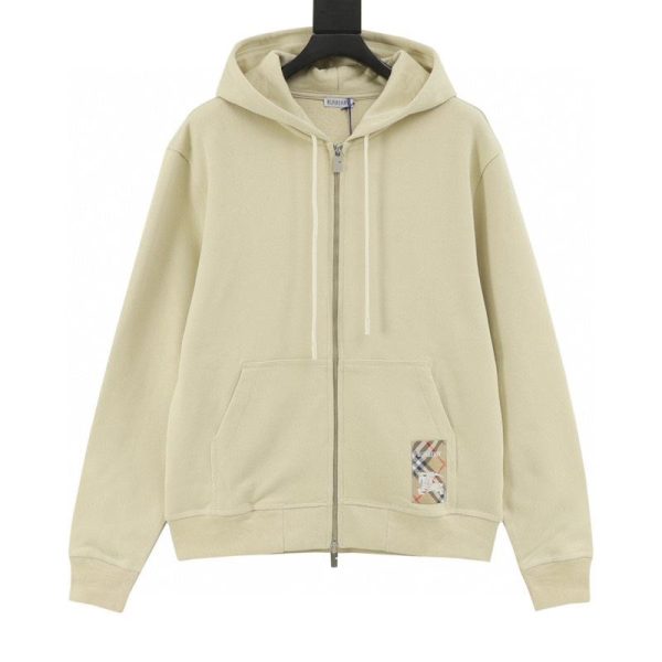 designer,replica,clothing,fake,1:1,lv,luxury,high quality Burberry check patchwork zip-up coat (0949)