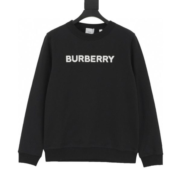 designer,replica,clothing,fake,1:1,lv,luxury,high quality Burberry Classic Foamed Letter Print Crew Neck Sweatshirt (0670)