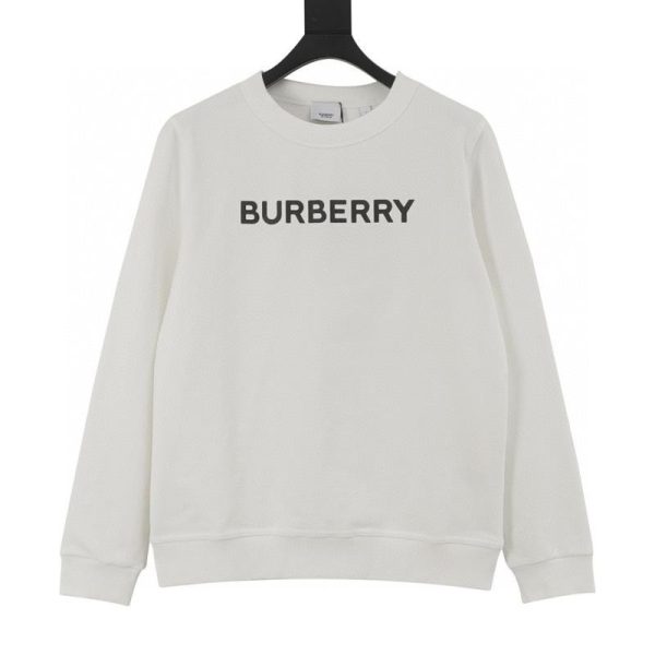 designer,replica,clothing,fake,1:1,lv,luxury,high quality Burberry Classic Foamed Letter Print Crew Neck Sweatshirt (61CB)