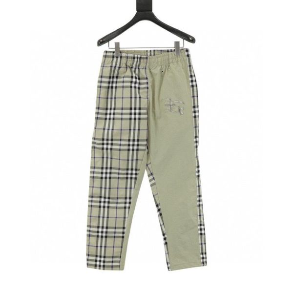 designer,replica,clothing,fake,1:1,lv,luxury,high quality Burberry Classic Check Pattern Pants (1CD2)