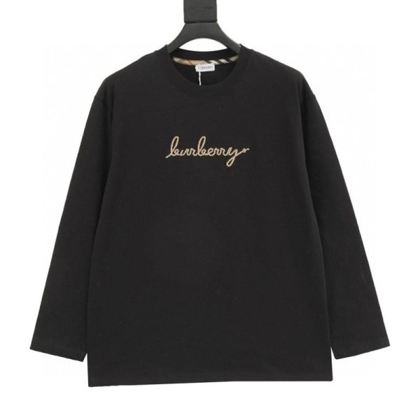 designer,replica,clothing,fake,1:1,lv,luxury,high quality Burberry long-sleeved shirt with signature on the chest and heart and horse motif on the back (CE56)
