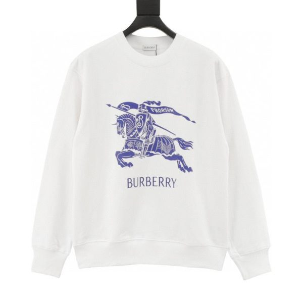 designer,replica,clothing,fake,1:1,lv,luxury,high quality Burberry Blue Horse Crew Neck Sweatshirt (4530)