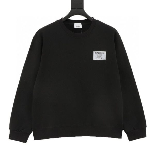 designer,replica,clothing,fake,1:1,lv,luxury,high quality Burberry Patchwork Horse Crew Neck Sweatshirt (9900)