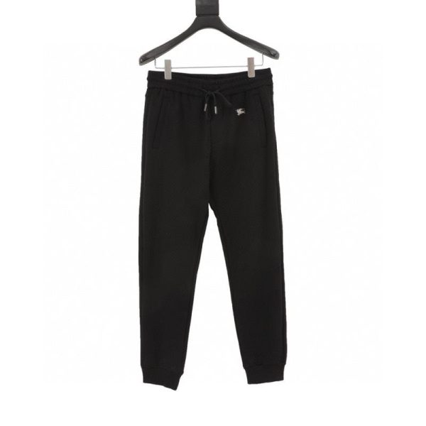 designer,replica,clothing,fake,1:1,lv,luxury,high quality Burberry cotton trousers with a metallic equestrian logo (1A82)