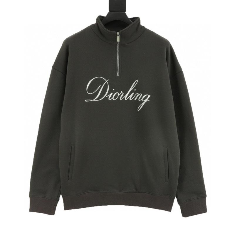 designer,replica,clothing,fake,1:1,lv,luxury,high quality Dior half-zip stand-up collar sweatshirt with letter print on the chest (CDA3) designer,replica,clothing,fake,1:1,lv,luxury,high quality Dior half-zip stand-up collar sweatshirt with letter print on the chest (CDA3)