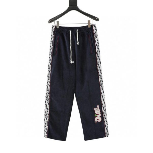 designer,replica,clothing,fake,1:1,lv,luxury,high quality Dior x KAWS Year of the Snake Limited Edition Webbing Trousers (E33F)