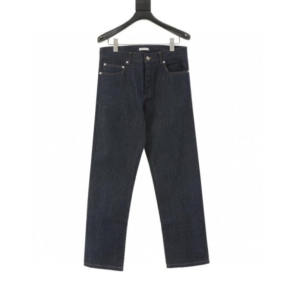 designer,replica,clothing,fake,1:1,lv,luxury,high quality Dior logo leather patch jeans (0F3C)