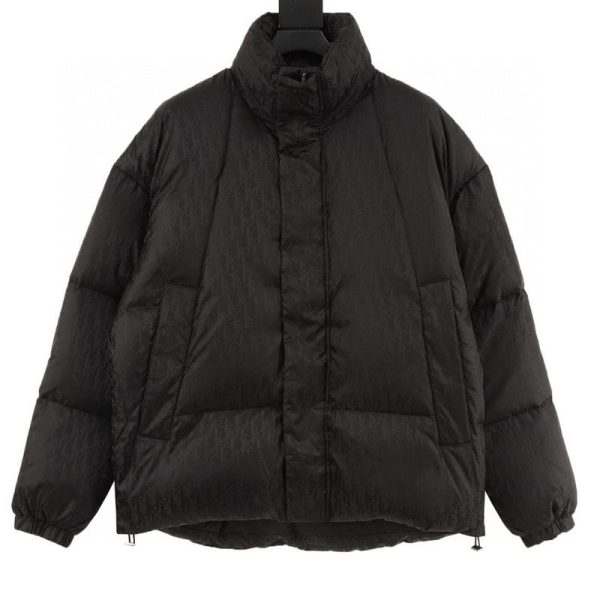 designer,replica,clothing,fake,1:1,lv,luxury,high quality Dior’s new stand-up collar all-over monogram print down jacket (5D0D)