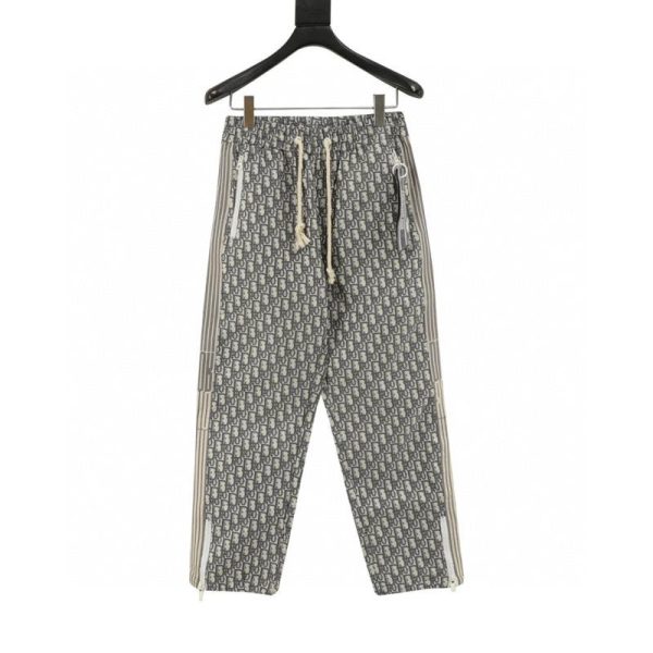 designer,replica,clothing,fake,1:1,lv,luxury,high quality Dior all-over jacquard woven trousers with side ribbons (2913)