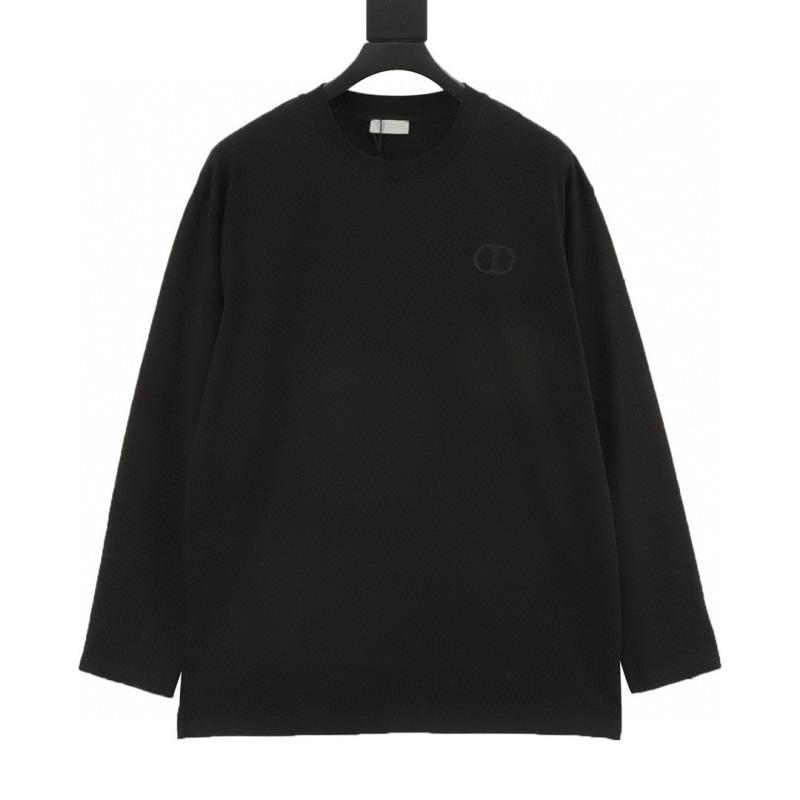 designer,replica,clothing,fake,1:1,lv,luxury,high quality Dior classic CD logo embroidered long-sleeved top (47E8) designer,replica,clothing,fake,1:1,lv,luxury,high quality Dior classic CD logo embroidered long-sleeved top (47E8)