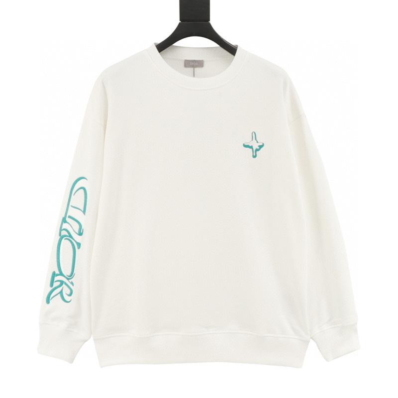 designer,replica,clothing,fake,1:1,lv,luxury,high quality Dior Crew Neck Sweatshirt with Embroidered Logo on Front and Sleeves (3692) designer,replica,clothing,fake,1:1,lv,luxury,high quality Dior Crew Neck Sweatshirt with Embroidered Logo on Front and Sleeves (3692)