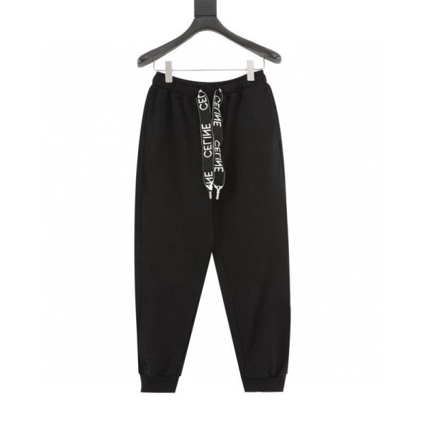 designer,replica,clothing,fake,1:1,lv,luxury,high quality Celine Webbing Logo Track Pants (D2EB)