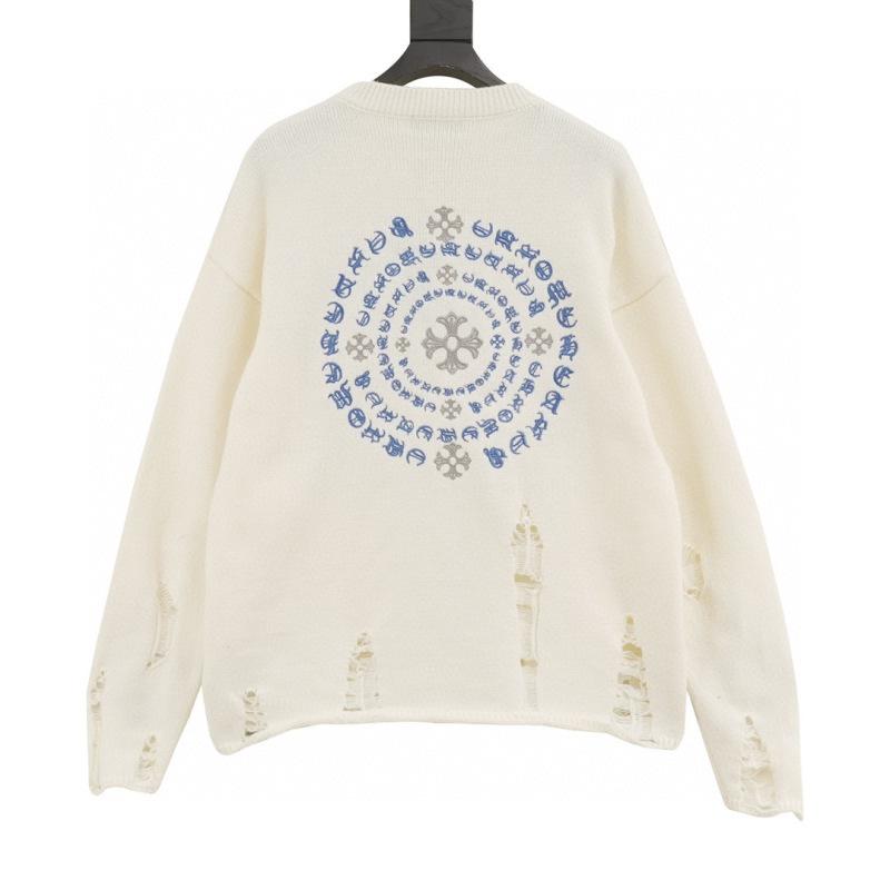 designer,replica,clothing,fake,1:1,lv,luxury,high quality Chrome Hearts Embroidered Disc Sanskrit Cross Ripped Knit Sweater Pullover (BEEA) designer,replica,clothing,fake,1:1,lv,luxury,high quality Chrome Hearts Embroidered Disc Sanskrit Cross Ripped Knit Sweater Pullover (BEEA)