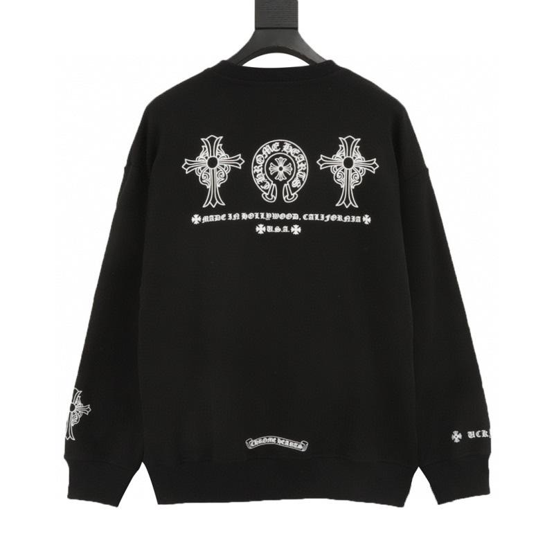 designer,replica,clothing,fake,1:1,lv,luxury,high quality Chrome Hearts Classic Horseshoe Cross Logo Print Crew Neck Sweatshirt (7FC0) designer,replica,clothing,fake,1:1,lv,luxury,high quality Chrome Hearts Classic Horseshoe Cross Logo Print Crew Neck Sweatshirt (7FC0)