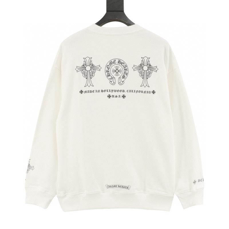 designer,replica,clothing,fake,1:1,lv,luxury,high quality Chrome Hearts Classic Horseshoe Cross Logo Print Crew Neck Sweatshirt (9501) designer,replica,clothing,fake,1:1,lv,luxury,high quality Chrome Hearts Classic Horseshoe Cross Logo Print Crew Neck Sweatshirt (9501)