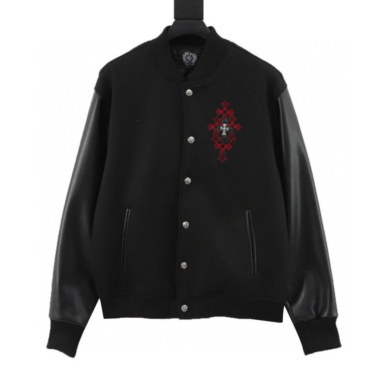 designer,replica,clothing,fake,1:1,lv,luxury,high quality Chrome Hearts Horseshoe Cross Baseball Jacket (11D8) designer,replica,clothing,fake,1:1,lv,luxury,high quality Chrome Hearts Horseshoe Cross Baseball Jacket (11D8)