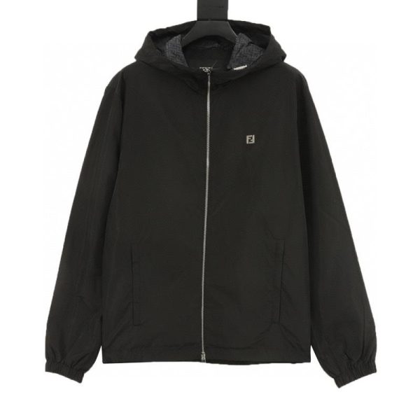 designer,replica,clothing,fake,1:1,lv,luxury,high quality FENDI Technical Fabric Hooded Jacket (5149)