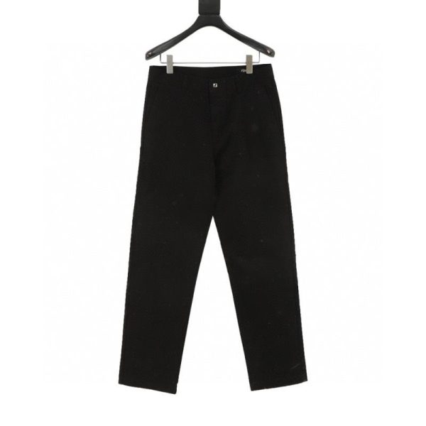 designer,replica,clothing,fake,1:1,lv,luxury,high quality FENDI Casual Trousers with Metal FF Buckle (E45D)