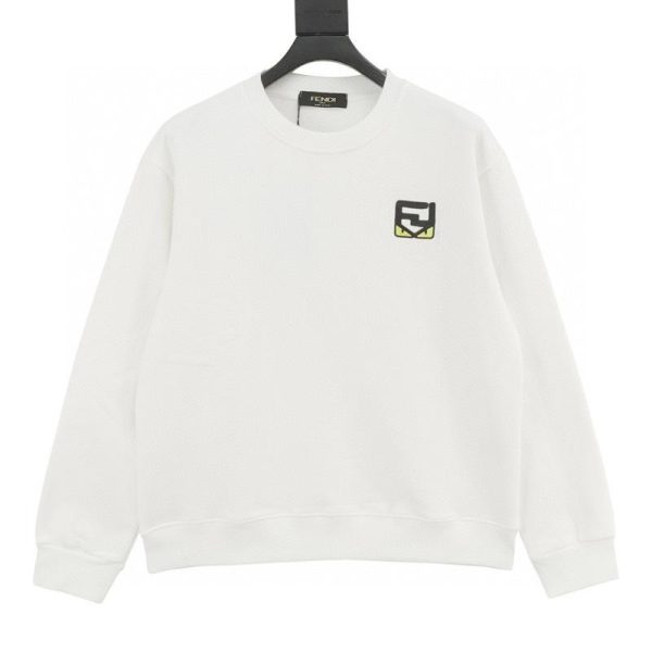 designer,replica,clothing,fake,1:1,lv,luxury,high quality FENDI Small Eyes Crew Neck Sweatshirt (B90A)