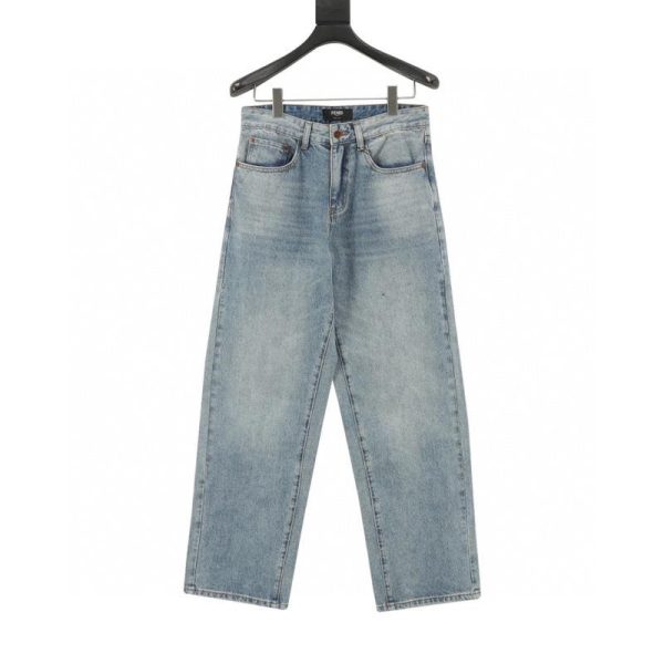 designer,replica,clothing,fake,1:1,lv,luxury,high quality Fendi Monster Eye Jeans with Back Pockets (453B)