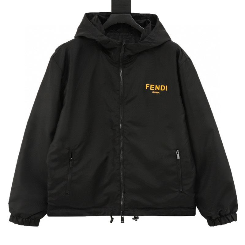designer,replica,clothing,fake,1:1,lv,luxury,high quality Fendi letter embroidered reversible zip-up jacket (316A) designer,replica,clothing,fake,1:1,lv,luxury,high quality Fendi letter embroidered reversible zip-up jacket (316A)