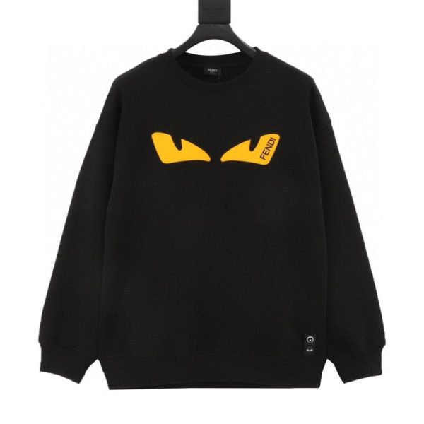 designer,replica,clothing,fake,1:1,lv,luxury,high quality Fendi Evil Eye Monster Crew Neck Sweatshirt (88DD)
