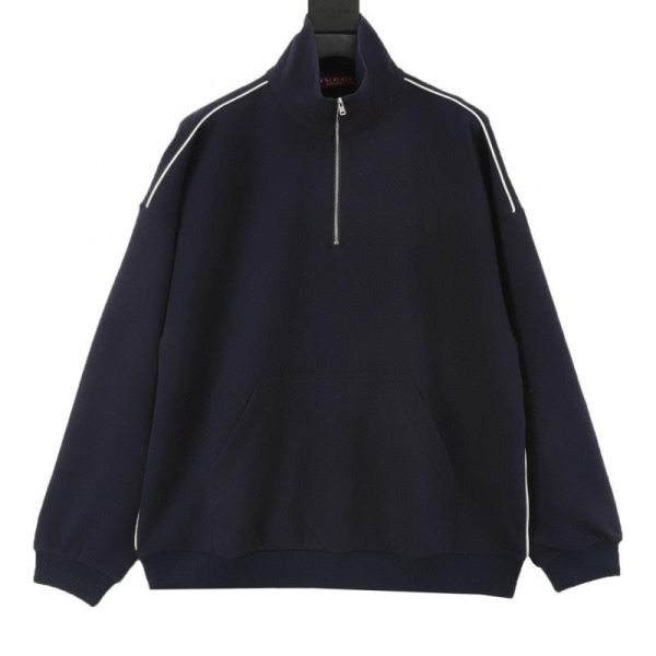 designer,replica,clothing,fake,1:1,lv,luxury,high quality Gucci Embossed Logo Suit Half-Zip Sweatshirt (0BBE)