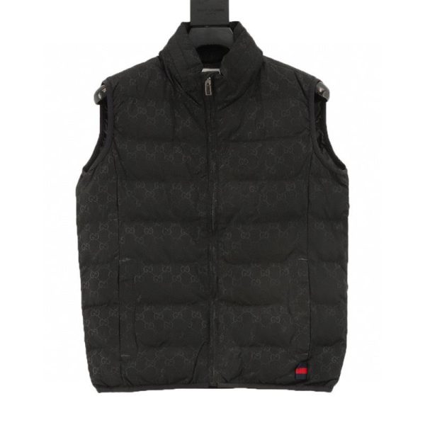 designer,replica,clothing,fake,1:1,lv,luxury,high quality Gucci all-over jacquard cotton vest (746F)