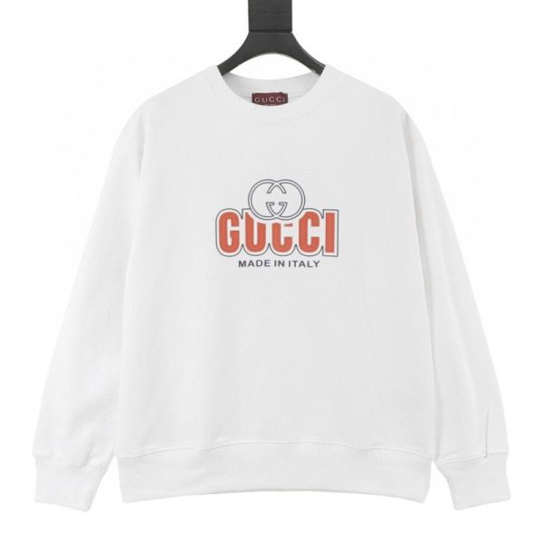 designer,replica,clothing,fake,1:1,lv,luxury,high quality Gucci silicone letter crewneck sweatshirt (5FF0)