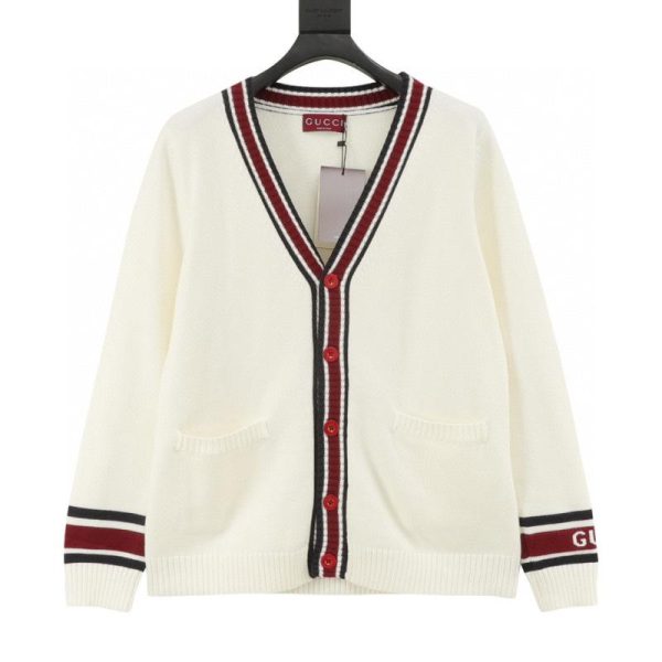 designer,replica,clothing,fake,1:1,lv,luxury,high quality Gucci Fall/Winter New Rugby Knit Cardigan, GHolt Renfrew Cardigan Coat (F89A)
