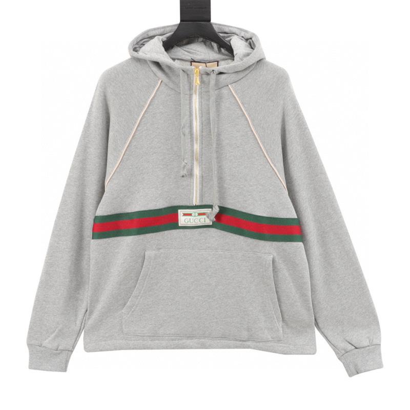 designer,replica,clothing,fake,1:1,lv,luxury,high quality Gucci Red and Green Ribbon Half-Zip Long-Sleeve Hooded Sweatshirt (96D1) designer,replica,clothing,fake,1:1,lv,luxury,high quality Gucci Red and Green Ribbon Half-Zip Long-Sleeve Hooded Sweatshirt (96D1)