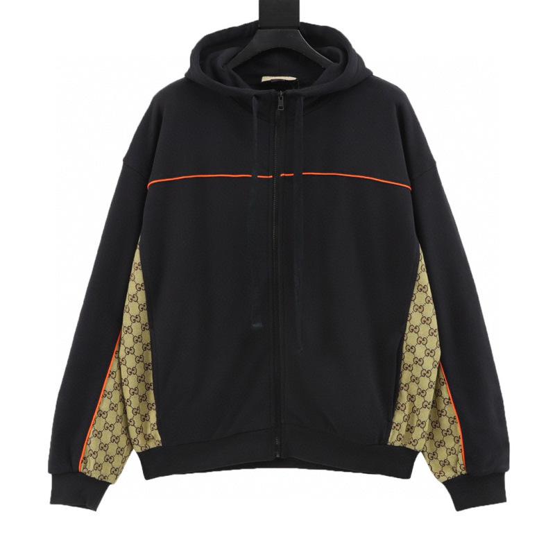 designer,replica,clothing,fake,1:1,lv,luxury,high quality Gucci monogram patchwork zip-up hooded jacket (F7F7) designer,replica,clothing,fake,1:1,lv,luxury,high quality Gucci monogram patchwork zip-up hooded jacket (F7F7)
