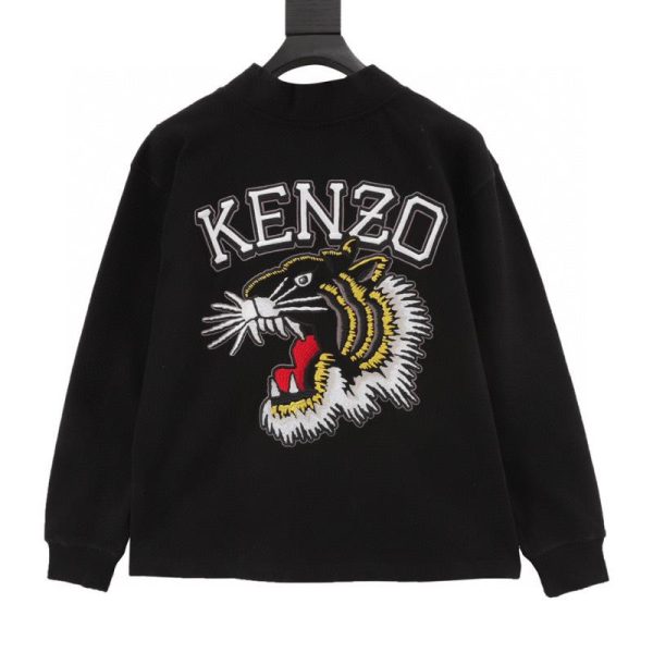 designer,replica,clothing,fake,1:1,lv,luxury,high quality KENZO Cardigan Sweatshirt with Tiger Head Embroidery on the Back (A368)