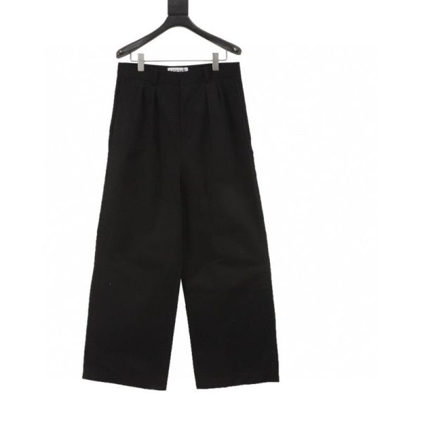 designer,replica,clothing,fake,1:1,lv,luxury,high quality Loewe solid color cotton pleated casual trousers (D616)
