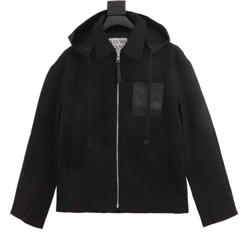 designer,replica,clothing,fake,1:1,lv,luxury,high quality Loewe trench coat with leather patch logo on chest (01D1) designer,replica,clothing,fake,1:1,lv,luxury,high quality Loewe trench coat with leather patch logo on chest (01D1)