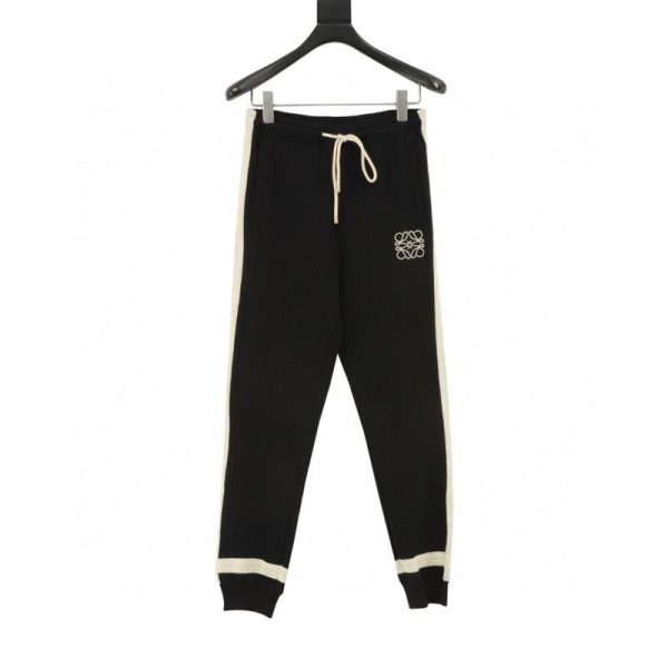 designer,replica,clothing,fake,1:1,lv,luxury,high quality Loewe Embroidered Logo Braided Ribbon Trousers (A038)