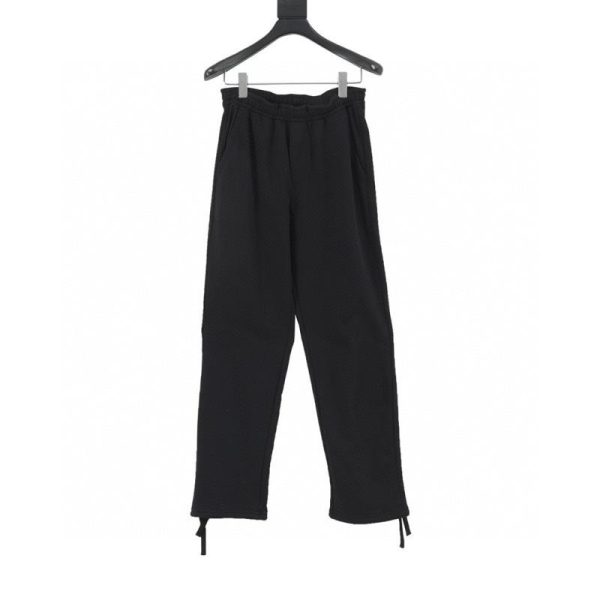designer,replica,clothing,fake,1:1,lv,luxury,high quality PRADA cotton drawstring straight-leg casual trousers with fabric label (41C9)