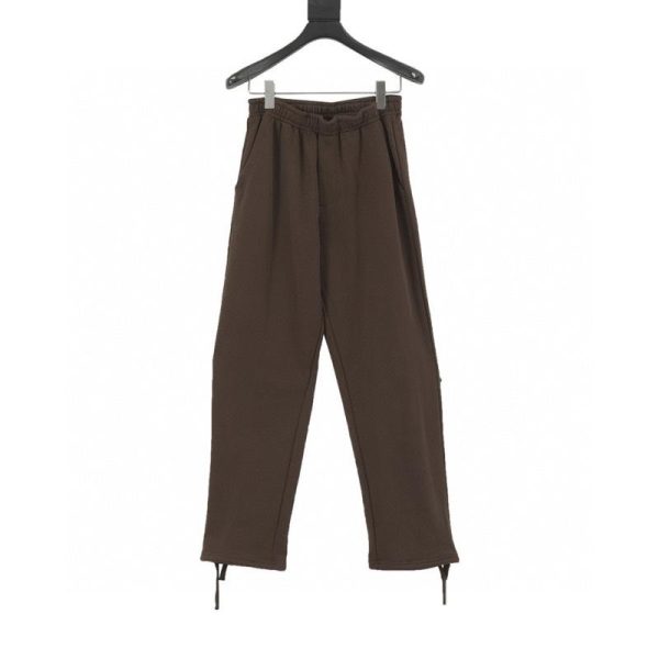 designer,replica,clothing,fake,1:1,lv,luxury,high quality PRADA cotton drawstring straight-leg casual trousers with fabric label (EAE0)